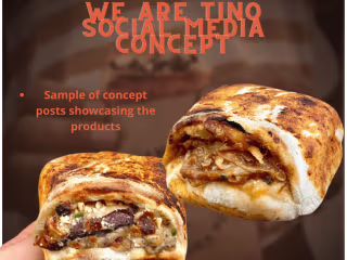 Social media content sample for a restaurant