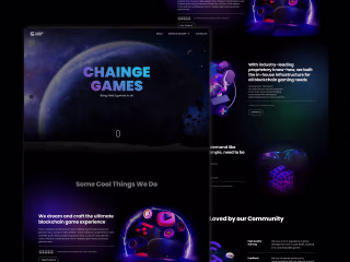 GameFi Studio Brand Website Design
