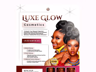 Business flyer Design for luxe glow :: Behance