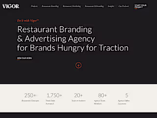 Vigor branding | Restaurant Branding Service