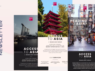 Access to Asia — Social Media & Newsletter Design