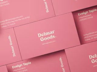 Delmar Goods - Logo Design & Visual Identity