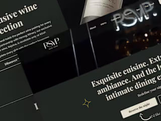 Website Development for Restaurant & Bar