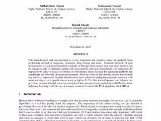FACIAL PAIN DETECTION USING MULTI-LINEAR SUBSPACE LEARNING