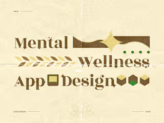 Mental Wellness App Design