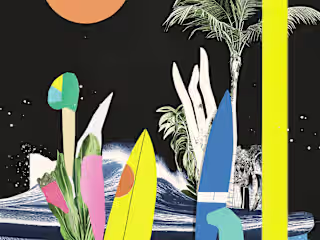 Collage Art Posters - gift for friends, 2025