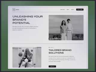 Design agency website