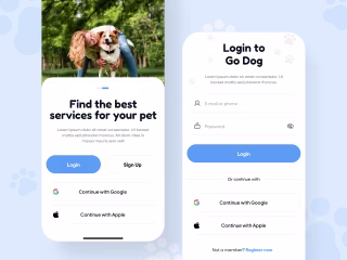 GoDog App UX UIDesign