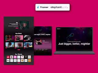 Custom Website Design for Elephant Audio