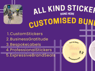 I will  make expressive stickers boutique for the small business