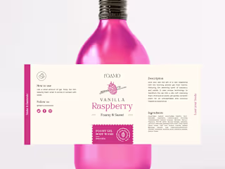Label design. Foamo