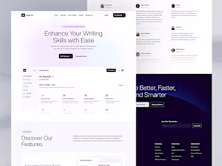 AI Copywriting Tools Web App Landing Page