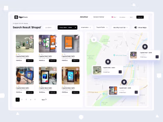 Search Screen Map View Ui