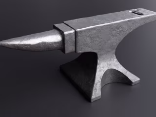 Metal Anvil 3D Model
