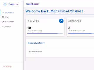 TalkRoom 🗨️ - Real Time Chat Application