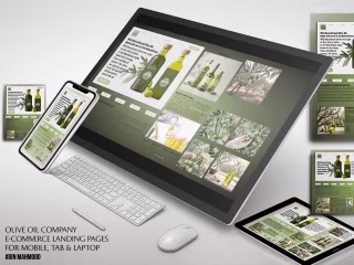 E-commerce landing page 