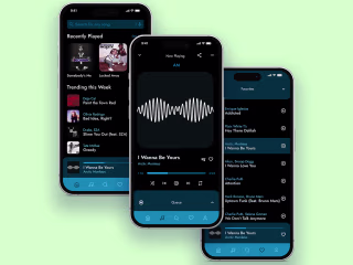 Music Player App UI Design