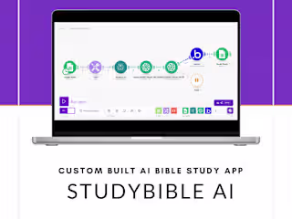 StudyBible AI APP Automation using Make.com