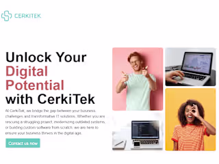 Company Landing page