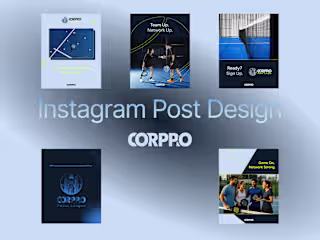 Instagram Post Design for CORPPO — Corporate Padel Events