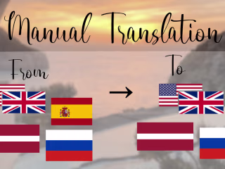 I will translate any document into russian, english and latvian