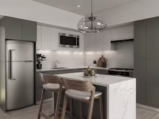 Serene Olive Kitchen