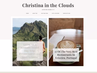 Blogger at Christinaintheclouds.com