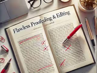 Flawless Proofreading and Editing Description