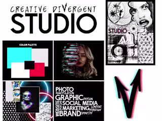 Creative Divergent Studio Website Design