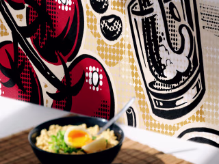 Restaurant Wallpaper Design