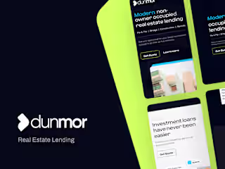 Designed a website for a Real Estate Financier Dunmor