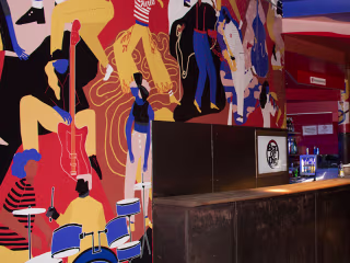Jamboree Jazz Club Mural