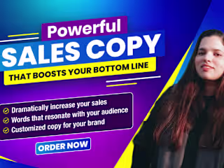 I will do copywriting for your sales copy, landing page copy an…
