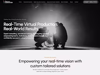 Framer Website - The Virtual Production Consulting Group