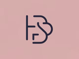 unique monogram logo design