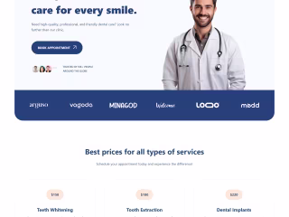 Smile Dent Website Development