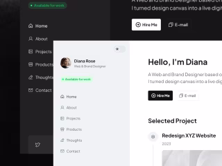 BoardaFolio - Dashboard Style Personal Portfolio