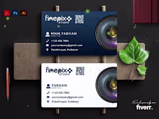 I will design luxury, professional business card with 2 concepts