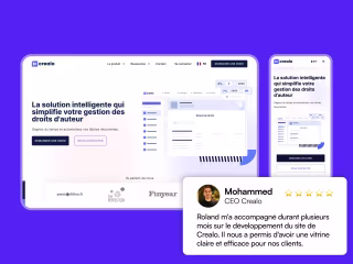 Crealo Webflow website