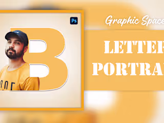 Easy way to create Letter Portrait | Photoshop tutorial - YouTu…