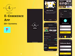 HANNAH Ecommerce Mobile APP Design 