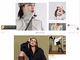 Shopify-Powered Women's Fashion E-commerce Store 