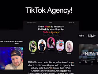 Case Study: Building a Dynamic Website for FNPWR - A Rising TikT