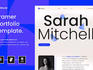 Meeuw — Portfolio Template