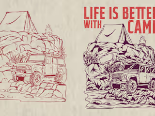 LIFE IS BETTER WITH CAMP :: Behance