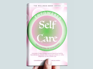 Empowered Self-Care Book Cover Design