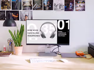 Parallax Website for Bose Headphones