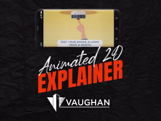 Test your smoke alarms | 2D Explainer for Vaughan | Animated 2D…