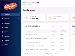 Passante Food Ordering System