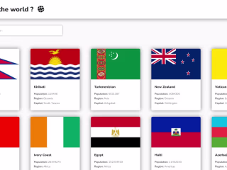 Countries WebApp